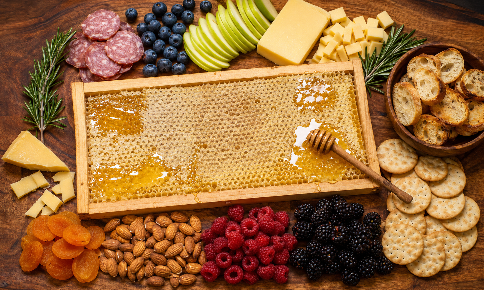 Premium honey and pantry ingredients